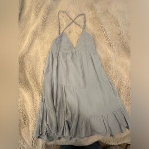 Blue sundress